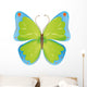 Beautiful Green and Blue Butterfly Wall Decal