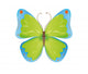 Beautiful Green and Blue Butterfly Wall Decal