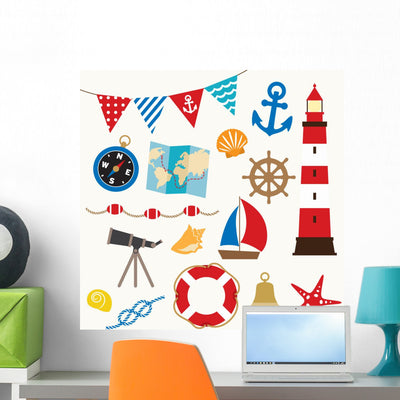Sailing Elements shown on a wall