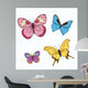 Butterfly Icons Wall Mural