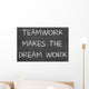 teamwork word cloud Wall Mural