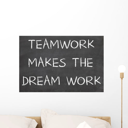 teamwork word cloud Wall Mural