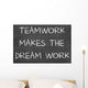teamwork word cloud Wall Mural