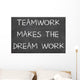 teamwork word cloud Wall Mural