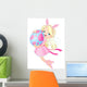 Cute Fairy Flying With Easter Egg Wall Decal