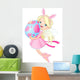 Cute Fairy Flying With Easter Egg Wall Decal