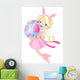 Cute Fairy Flying With Easter Egg Wall Decal