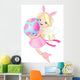 Cute Fairy Flying With Easter Egg Wall Decal