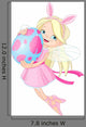 Cute Fairy Flying With Easter Egg Wall Decal