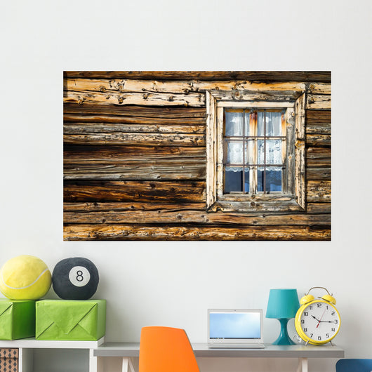 Vecchia Finestra Legno Di Wall Decal