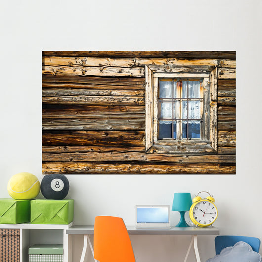 Vecchia Finestra Legno Di Wall Decal