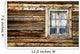 Vecchia Finestra Legno Di Wall Decal