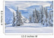 Snowy Forest Landscape Wall Decal