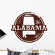 Alabama Usa State Stamp