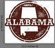 Alabama Usa State Stamp