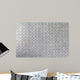 Gray Colored Diamond Plate Wall Decal