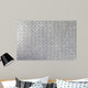 Gray Colored Diamond Plate Wall Decal