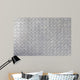 Gray Colored Diamond Plate Wall Decal