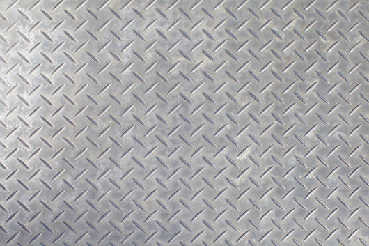Gray Colored Diamond Plate Wall Decal