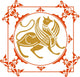 Griffin Ornament Wall Decal