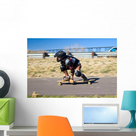 Long Boarding Wall Mural