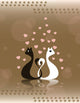 Cats Card Wall Mural