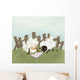 Ovejas Leyendo Wall Decal