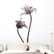 tulip  silhouettes on white Wall Decal
