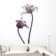 tulip  silhouettes on white Wall Decal
