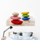 Zen colored pebbles Wall Decal