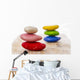 Zen colored pebbles Wall Decal