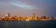 Chicago Illinois Skyline Evening Wall Decal