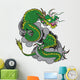 Green Dragon Wall Decal