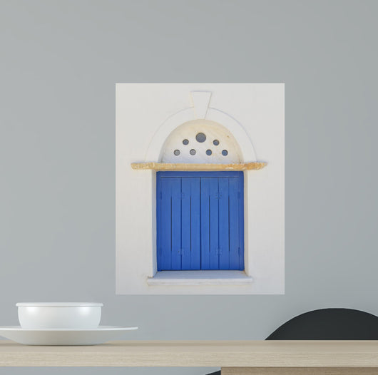 Decorated Blue Window