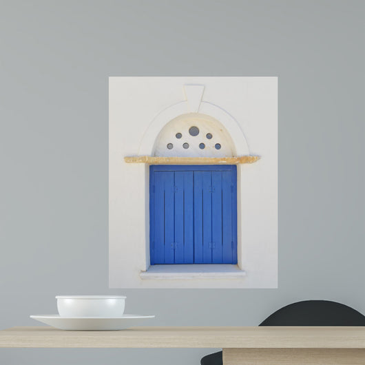 Decorated Blue Window