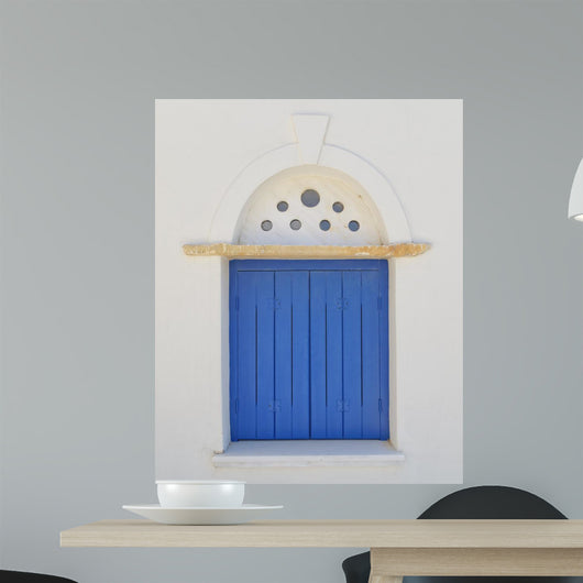 Decorated Blue Window