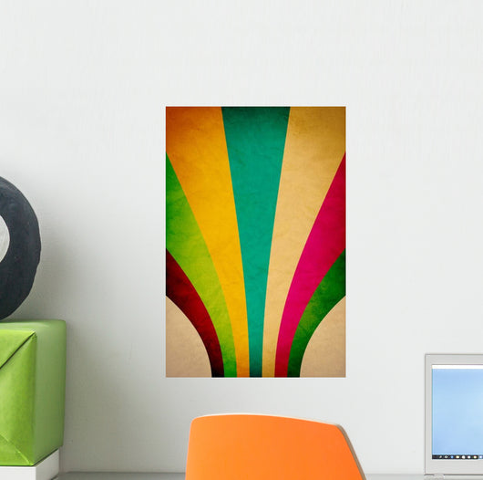 Old Poster Design Wall Decal