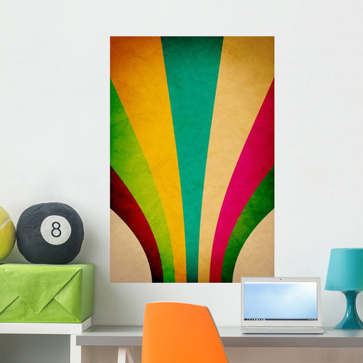 Old Poster Design Wall Decal