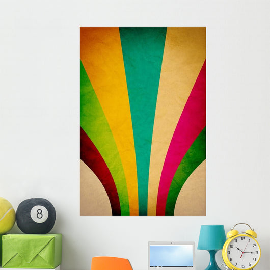 Old Poster Design Wall Decal