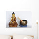 Buddha with Singing Bowl Wall Decal