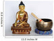 Buddha with Singing Bowl Wall Decal