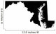 Map Maryland Usa