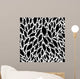 Black and White Leaves Wall Decal