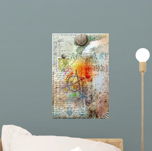 Anywhere out of the world - series Wall Mural