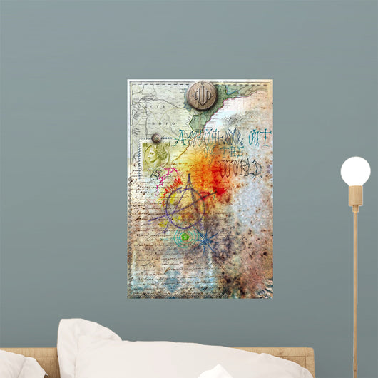 Anywhere out of the world - series Wall Mural