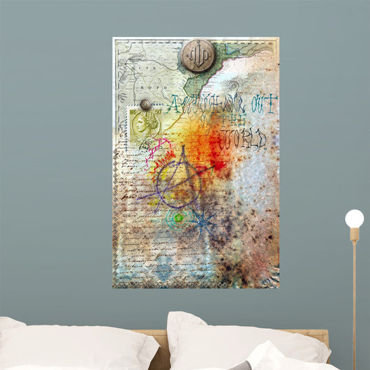 Anywhere out of the world - series Wall Mural