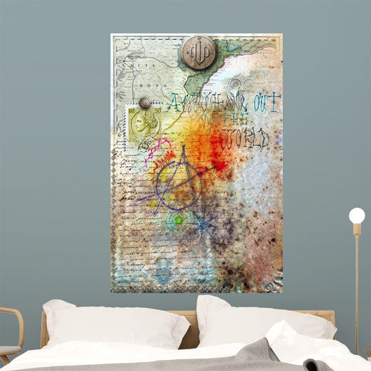 Anywhere out of the world - series Wall Mural