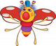 Ladybird from a Fairy Tale. Toy. Cartoon Wall Decal