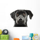 Black Lab Face Wall Decal
