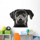Black Lab Face Wall Decal